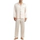 thumbnail image 1 of Conjunto de Pijamas de Satén INSPIRE CHIC para Hombres 2 Piezas Ropa de Casa Camisón de Manga Larga Ropa de Lounge Casual, 1 of 1