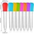 thumbnail image 2 of 8 piezas de silicona y plástico pipetas de transferencia ocular con punta de bombilla-7 colores kaili Sencillez, 2 of 2