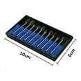 10Pcs 1/8” Shank Carbide Burr Set Burrs For Aluminum Die Grinder Bit
