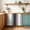 Dark gray, variant on Dark Grey White Sink Skirt 11"Wx13"L,Dustproof Under Sink Curtain with Self Adhesive Tape,Farmhouse Ombre Color Modern Simple Cabinet Curtain Cover for Bathroom Vanity,Kitchen Cabinet Storage Shelf