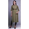 thumbnail image 2 of Bimba Robe Tunique Droite en Viscose Imprimée Style Santoon pour Femmes Vêtements Indiens, 2 of 5