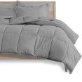 thumbnail image 2 of Bare Home Microfiber 5-Piece Light Gray and Light Gray Bed in a Bag, Twin XL, 2 of 5
