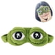 thumbnail image 1 of Cute Green Frog Funny Eye Masks para adultos Niños Funny Blindfold con ojos Open Sleep Mask Rana con los ojos vendados Adepaton 220946, 1 of 9