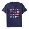 thumbnail image 5 of Ccpelsie Womens T-Shirts 4th of July Print T-Shirt Patriotic Graphic Tee Independence Day Short Sleeve(Navy,XL), 5 of 5