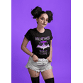 thumbnail image 2 of Halloween Shirts for Women Halloween Clothes for Women Purple Bat Womens Halloween Shirts Halloween Tops, 2 of 7