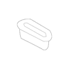 Genuine OE Nissan Upper Dash Panel Plug - 80874-61U00