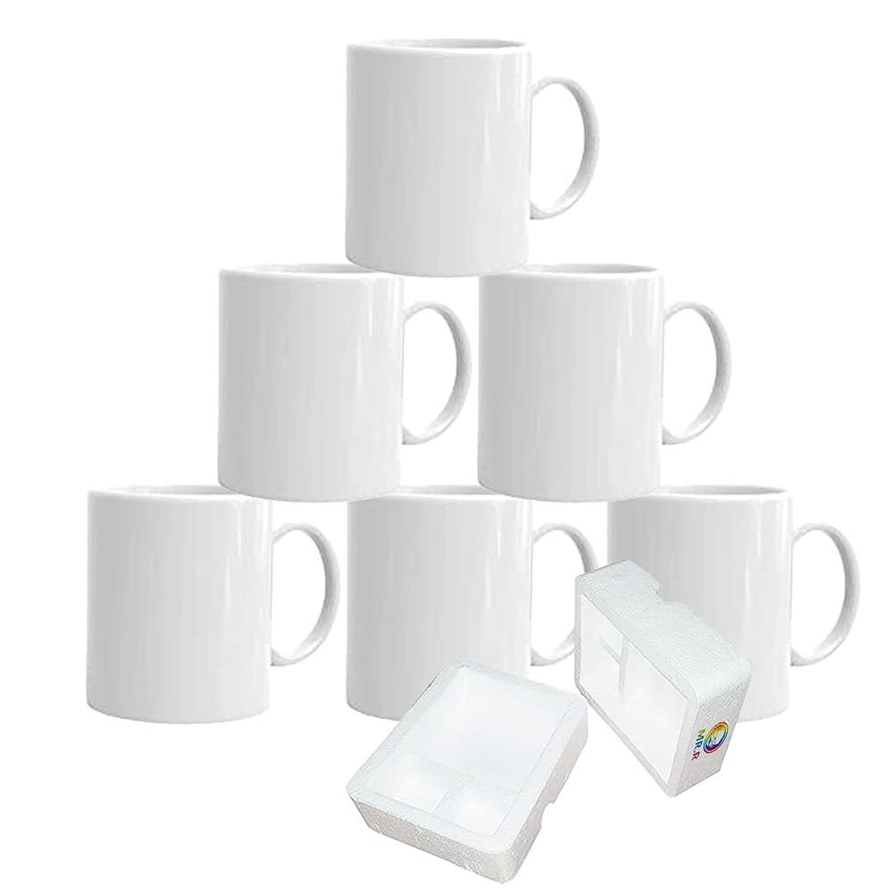 Blank White Mugs Multi Buy Coffee Tea Cup 10oz Sublimation Heat Press Coated 