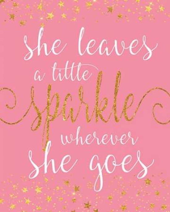 Sparkle Pink Canvas