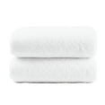 thumbnail image 2 of JML Bath Towel Set 2 Piece, Plaid Polyester Hotel & Spa Bath Towels, 30" x 60", White, White, 2 of 5