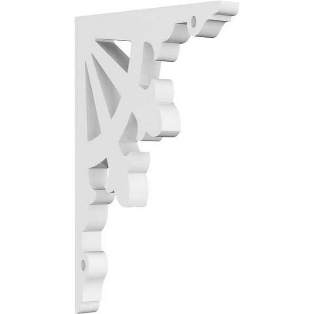 Ekena Millwork BKTP01X04X07RL Support de Chariot - 0,62 x 4,5 x 7 Po.