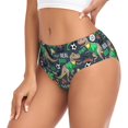 thumbnail image 2 of Balery Dinosaur Plays Soccer Ropa Interior de Algodón para Mujer con Dibujo – Braguitas Cómodas y Elásticas, Estilo Clásico-3X-Large, 2 of 6