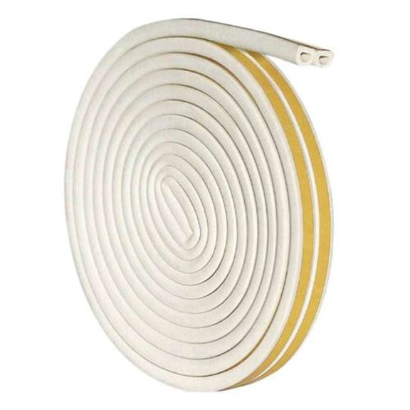 6M Door Insulation Seal Strip Tape Self-adhesive Acoustic Rubber Foam Weatherstrip Window Sound Draft Stopper Weather Strip