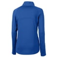 thumbnail image 3 of Women's Cutter & Buck Royal Duke Blue Devils DryTec Adapt Eco Knit Stretch Recycled Raglan Half-Zip Top, 3 of 3