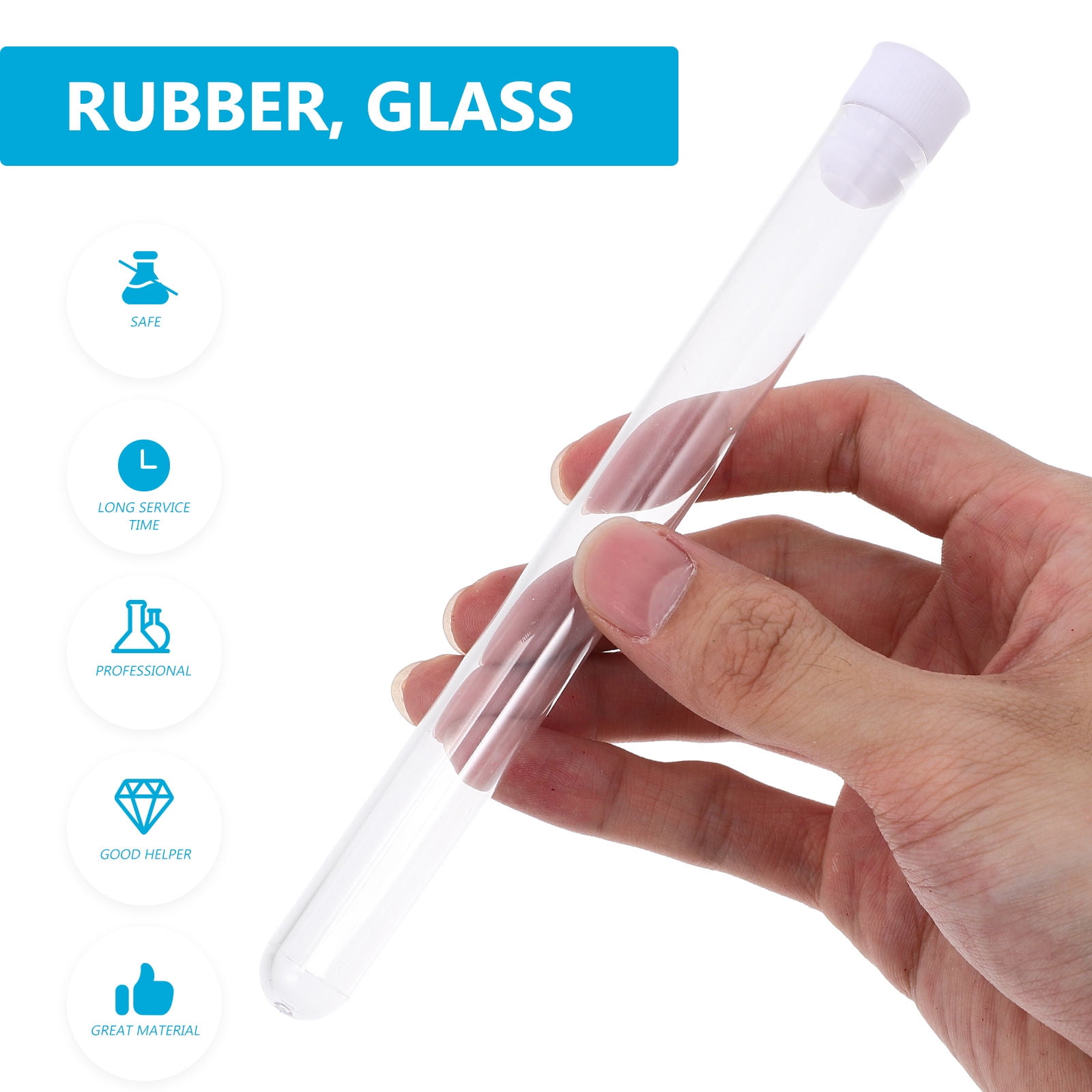 NUOLUX 100Pcs Safety Needle Cases with Lids for Durable Plastic Storage