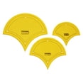 thumbnail image 3 of Traceease clam shell Quilting Template Stencils Set Of 3, 3"/4"/5" inches DIY Sewing Quilt patchwork templates for Quilting-2M, 3 of 6
