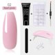 thumbnail image 2 of Xihbxyly Kit de Extensión de Uñas, Juego Completo de Pegamento En Gel, Herramientas Profesionales para Manicura, Lámpara Uv Led Incluida, Fácil Aplicación, Ideal para Quienes Disfrutan Del Diseño de, 2 of 3