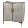 thumbnail image 1 of Meubles SEI Lantara Armoire de Rangement Moderne en Gris Lavé/or, 1 of 3