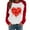 Red, variant on Women Sweatshirt Long Sleeve Sweatshirt for Women Pullover Tops for Women Green Cute Crewneck Sweatshirt Fall Womens Clothes Comfy Clothes