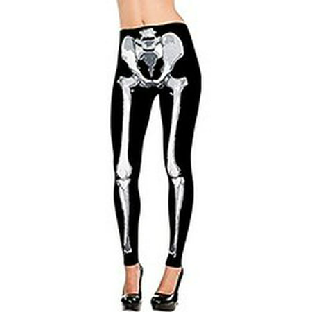 Skeleton Leggings Costume - Standard - Dress Size 6-8