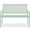 Mint Green, variant on Best Choice Products Indoor Outdoor Steel Garden Bench w/ Geometric Backrest, Foot Levelers - Mint Green