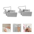 thumbnail image 1 of BESTYASH 4Ud Clips De Metal Plateado Para Colgar Alfombras Y Mantas Con Base Firme Para Uso En Hogar, 1 of 8