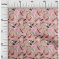 thumbnail image 2 of oneOoneSilkTabbyPeachFabricAsianJapaneseKoiFishWithFloralFabricForSewingPrintedCraftFabricByTheYard42InchWide, 2 of 4
