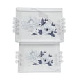 thumbnail image 2 of BAOPAI Acrylic Serving Trays With Handles Decorative Platters For Breakfast In Bed Dining Appetizers Patio Party Set Of 2, 2 of 7