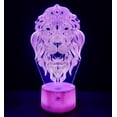 thumbnail image 6 of YSITIAN Night Light,16 Colors Remote Control & Smart Touch Dimmable 3D Illusion Bedside Lamp,Bedroom Decoration Birthday Christmas Toy G1116-176, 6 of 7