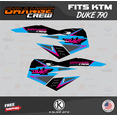 thumbnail image 3 of Kalair GFX Graphics Kit for Ktm 690 SMC-R (2019-2023) Orange-crew Series, 3 of 5