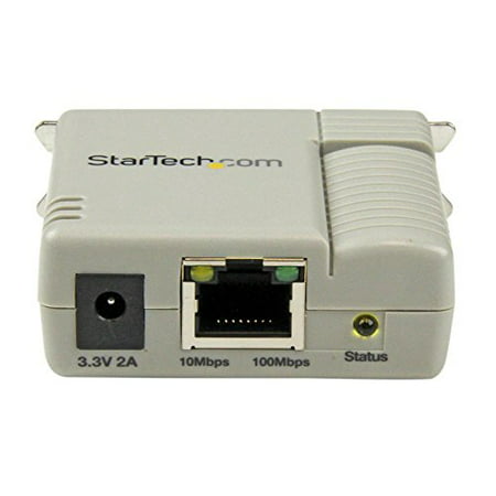StarTech.com 1-Port 10/100 Mbps Ethernet Parallel Network Print Server