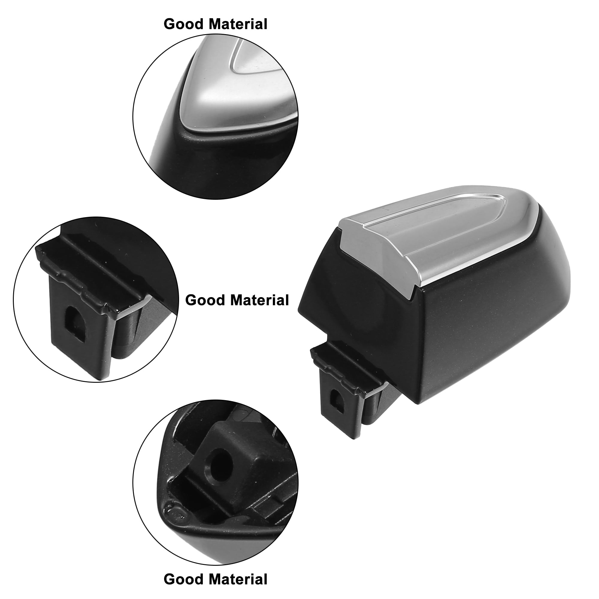 Unique Bargains Front Right Door Lock Cylinder Cover for Cadillac ATS Black 1 Pack