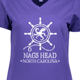 thumbnail image 4 of Inktastic Nags Head North Carolina Women's V-Neck T-Shirt, 4 of 5
