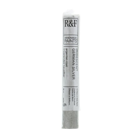 UPC: 0836943005822 | R&F Handmade Paints Pigment Stick  38ml  Iridescent Green Silver