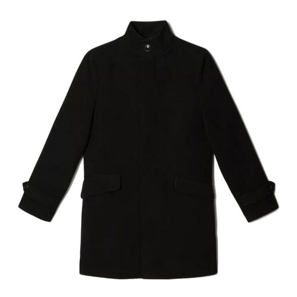 Burton Mens Faux Wool Funnel Neck Coat