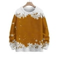 thumbnail image 3 of LIaqionyy Chandail de Noël pour Femmes Surdimensionné Col Rond Mode Automne Hiver, 3 of 5
