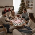 thumbnail image 6 of vlrwzc Christmas Tree Mahjong Mat, Anti-Slip Noise Reduction Game Table Cover for Tile Games, Cards, Board Games, 31.5 x 31.5 in, 1 Pack, 6 of 7