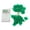 A, variant on Shamrock Ornament Lamp String for St. Patrick's Day Indoor Outdoor Party Holiday Decor Lights