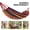 Red, variant on CAMEL Portable Hammock for 1-2 Person Anti-Roll Sturdy Camping Hammock Breathable Comfort with Tree Straps