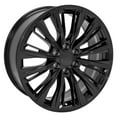 thumbnail image 4 of OE Wheels CA93 22 Inch Rim Fits Escalade-V Series Style 6x139.7 22x9 Gloss Black - Hollander 4869 (1), 4 of 5