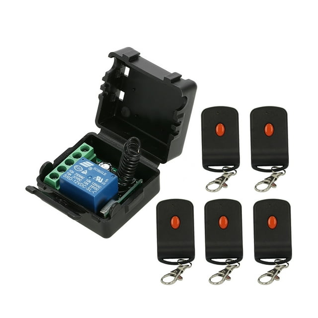 Control remoto Irfora Smart Home 433Mhz DC 12V 1CH Interruptor remoto inalámbrico Receptor de relé Transmisor Módulo de interruptor de control remoto universal y transmisor de RF Controles remotos 152 Irfora Control remoto