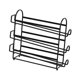 thumbnail image 5 of Soporte para huevos para refrigerador, dispensador de huevos rodante, gran capacidad, mantiene el orden, ahorra espacio, organizador de almacenamiento negro de 3 capas, 5 of 8