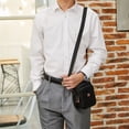 thumbnail image 5 of Bolso de hombro de lona Oxford para hombre, bolso de hombro para hombre, bolso informal para hombre (M) JM, 5 of 5