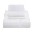 thumbnail image 2 of BNM Egyptian Cotton Embroidered Duvet Cover Set, Full/Queen, White-White, 2 of 7