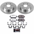 thumbnail image 3 of PowerStop Rear Z26 Street Warrior Carbon-Fiber Ceramic Brake Pad and Drilled and Slotted Rotor Kit Fits: BUICK CHEVROLET SAAB Select Models K5531-26, 3 of 9