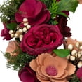 thumbnail image 5 of Northlight Wooden Floral Artificial Spring Wreath with Dried Pods - 13.5", 5 of 8