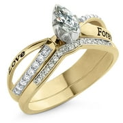 Personalized Diamond Eternal Bridal Ring Set