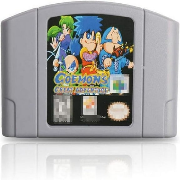N64 Game US Version of Goemon's Great Adventure
