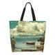 thumbnail image 1 of Balery Serene Coastal Blue Sky Bolsa Tote Estilo Estético con Cremalleras, Bolsa de Hombro, Bolsa de Compras Grande y Plegable, 1 of 8