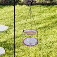 thumbnail image 4 of Lilixerw Two Tier Hanging Bird Feeder for Outdoors,Wild Bird Feeders Tray,Hanging Birdbaths Trays for Outside Garden Backyard Patio, 4 of 6
