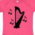 thumbnail image 4 of Inktastic Harp Silhouette Music Boys or Girls Baby Bodysuit, 4 of 5